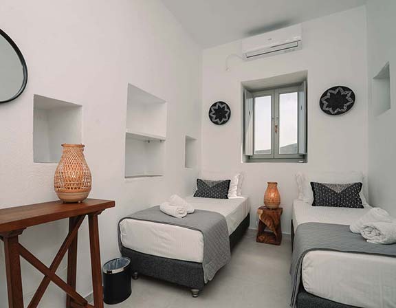 Το δεύτερο υπνοδωμάτιο του Pelagos Residence